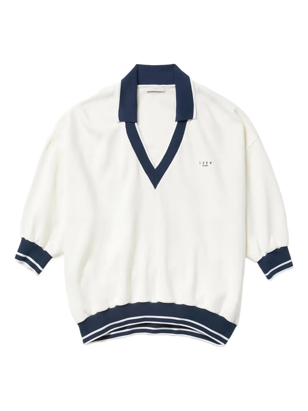 Свитер с V-образным вырезом 1989 STUDIO, белый
Свитер с V-образным вырезом 1989 STUDIO, белый