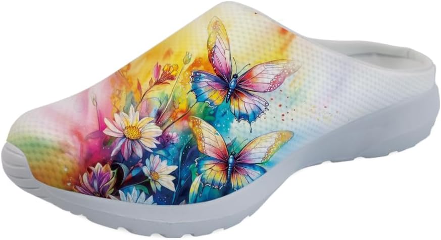 Женские сабо Forchrinse с цветным принтом лапы собаки, домашние тапочки с цветочным рисунком, кроссовки для ходьбы с поддержкой свода стопы, Butterfly Tie Dye Flower
Женские сабо Forchrinse с цветным принтом лапы собаки, домашние тапочки с цветочным рисунком, кроссовки для ходьбы с поддержкой свода стопы, Butterfly Tie Dye Flower
