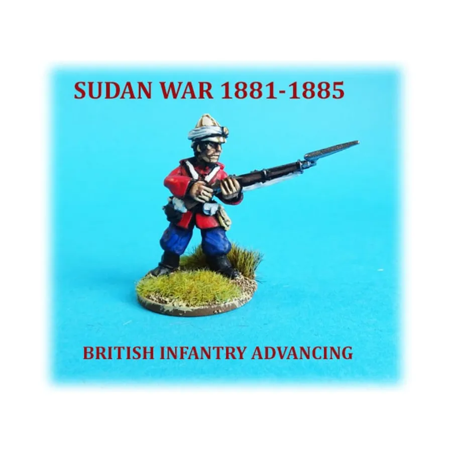 Марш британской пехоты (Сингл), Sudan War 1881-1885 (28mm)
Марш британской пехоты (Сингл), Sudan War 1881-1885 (28mm)