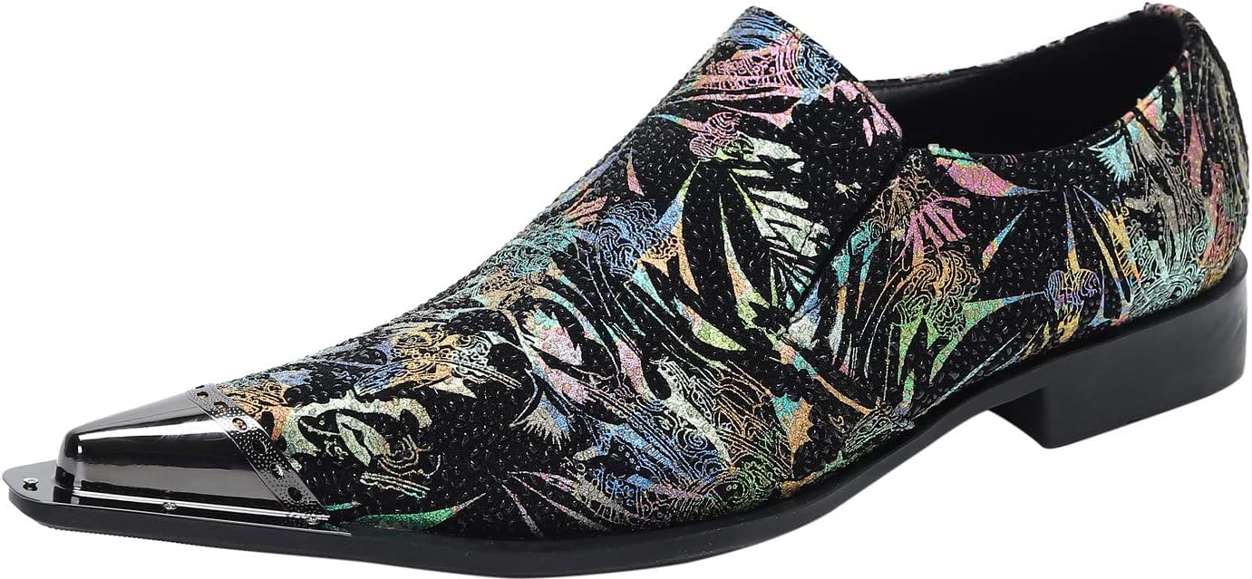 Мужские лоферы Santimon с заостренным носком, слипоны с металлическим носком, оригинальные праздничные, бальные, деловые и свадебные кожаные туфли, черный
Мужские лоферы Santimon с заостренным носком, слипоны с металлическим носком, оригинальные праздничные, бальные, деловые и свадебные кожаные туфли, черный