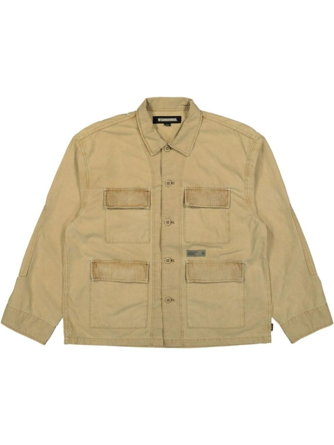 Рубашка BDU рипстоп от Neighborhood, нейтральный
Рубашка BDU рипстоп от Neighborhood, нейтральный