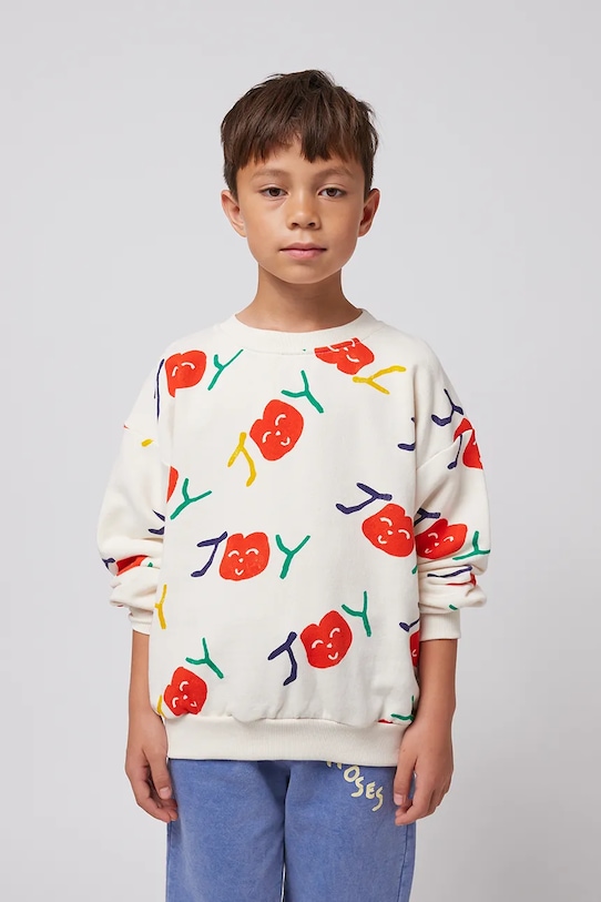 Детская хлопковая толстовка Smiling Bobo Choses, белый
Детская хлопковая толстовка Smiling Bobo Choses, белый