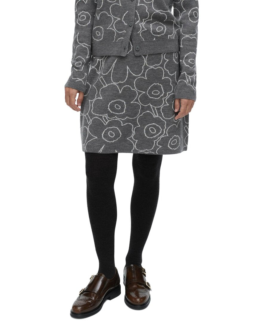 Юбка из смесовой шерсти Marimekko Vapaus Piirto Unikko, серый
Юбка из смесовой шерсти Marimekko Vapaus Piirto Unikko, серый