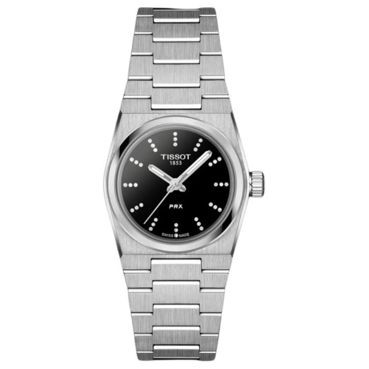 TISSOT Женские часы с кварцевым механизмом, черный циферблат 25 мм, корпус из нержавеющей стали, браслет из нержавеющей стали
TISSOT Женские часы с кварцевым механизмом, черный циферблат 25 мм, корпус из нержавеющей стали, браслет из нержавеющей стали