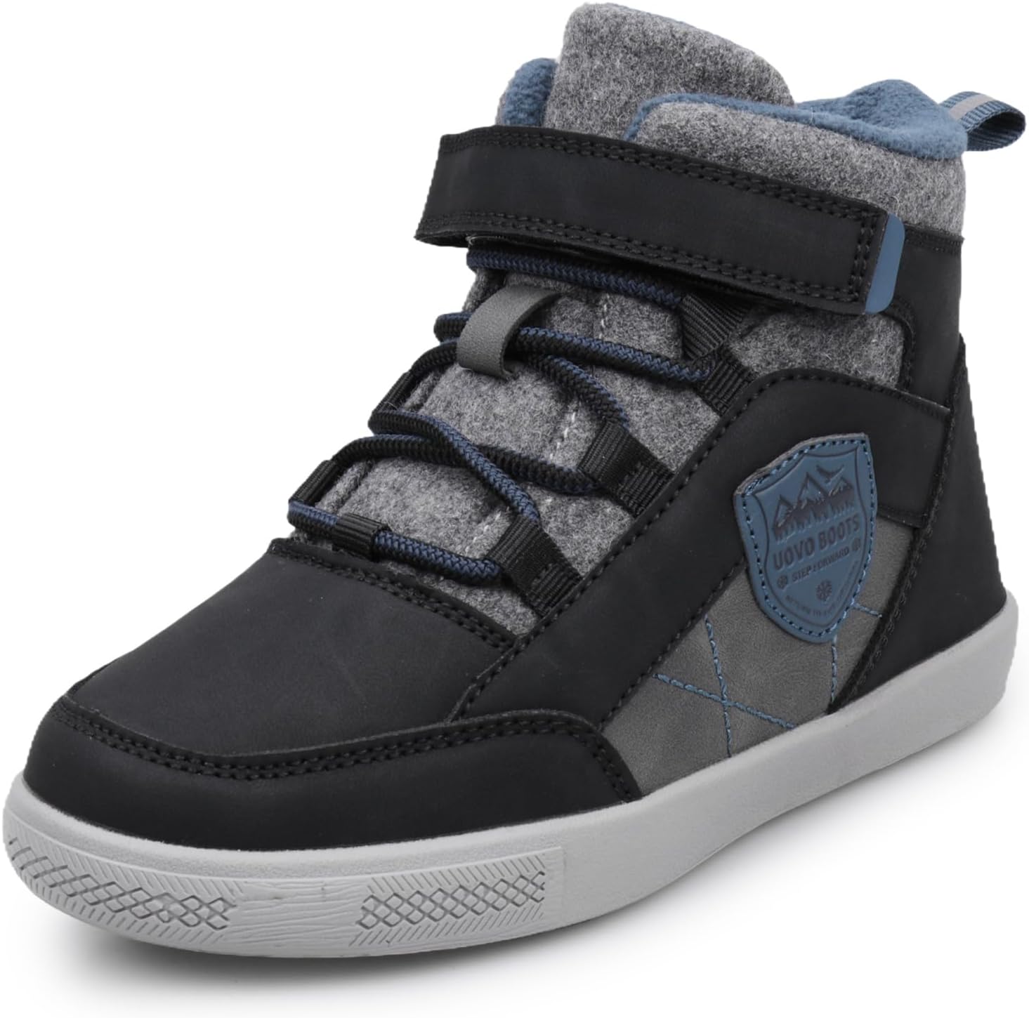 Зимние ботинки для мальчиков UOVO, снежные ботинки, детские водонепроницаемые кроссовки для улицы, зимняя обувь на высокой подошве, противоскользящие, черный/серый/темно-серый
Зимние ботинки для мальчиков UOVO, снежные ботинки, детские водонепроницаемые кроссовки для улицы, зимняя обувь на высокой подошве, противоскользящие, черный/серый/темно-серый