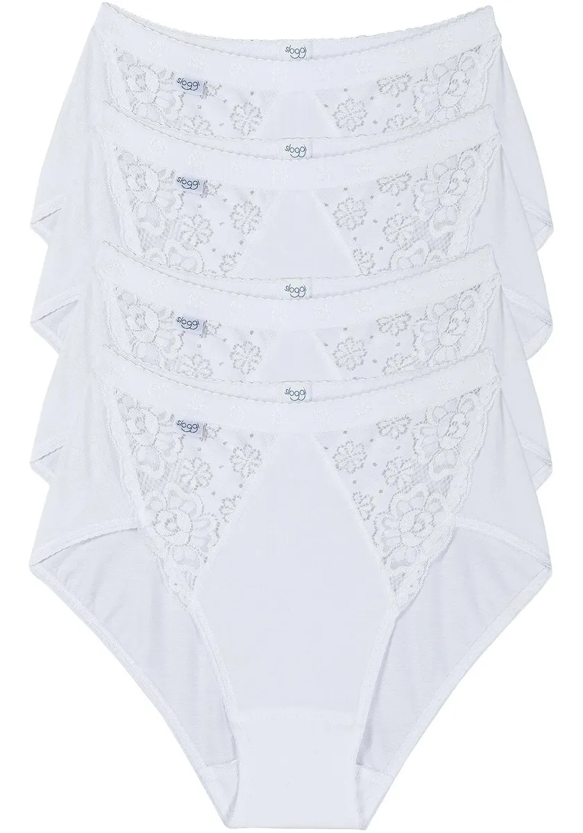 Трусы sloggi "Chic Midi 4P" (4 шт.), объемные эластичные кружевные вставки спереди, белый
Трусы sloggi "Chic Midi 4P" (4 шт.), объемные эластичные кружевные вставки спереди, белый