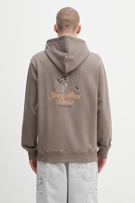 Хлопковая толстовка Le Hoodie Grand HUtel Drôle De Monsieur, коричневый
Хлопковая толстовка Le Hoodie Grand HUtel Drôle De Monsieur, коричневый