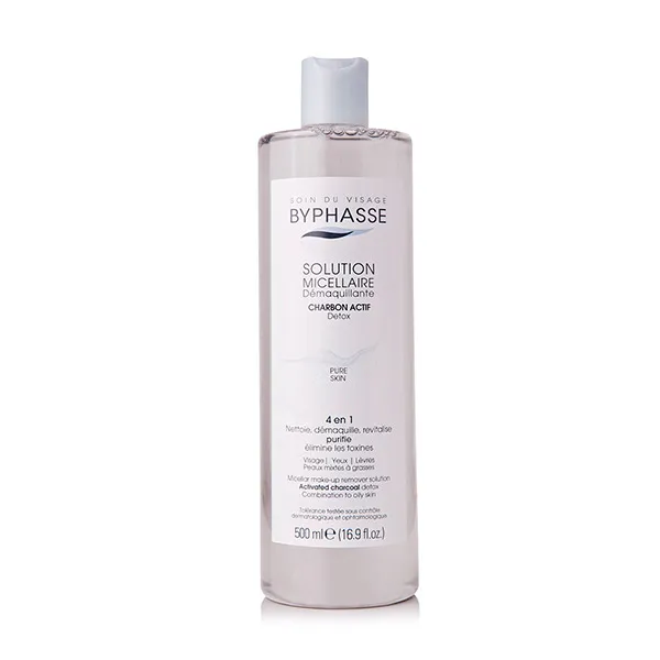 Средство для снятия макияжа с активным углем Solución Micelar Desmaquillante Byphasse, 500 ml
Средство для снятия макияжа с активным углем Solución Micelar Desmaquillante Byphasse, 500 ml