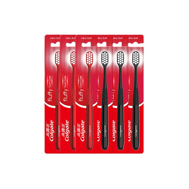 Мягкая зубная щетка для чистки с защитой десен Fleece Like Gum Protection Soft Fleece COLGATE, 6-piece set: toothbrush # красный *3+toothbrush # черный *3
Мягкая зубная щетка для чистки с защитой десен Fleece Like Gum Protection Soft Fleece COLGATE, 6-piece set: toothbrush # красный *3+toothbrush # черный *3