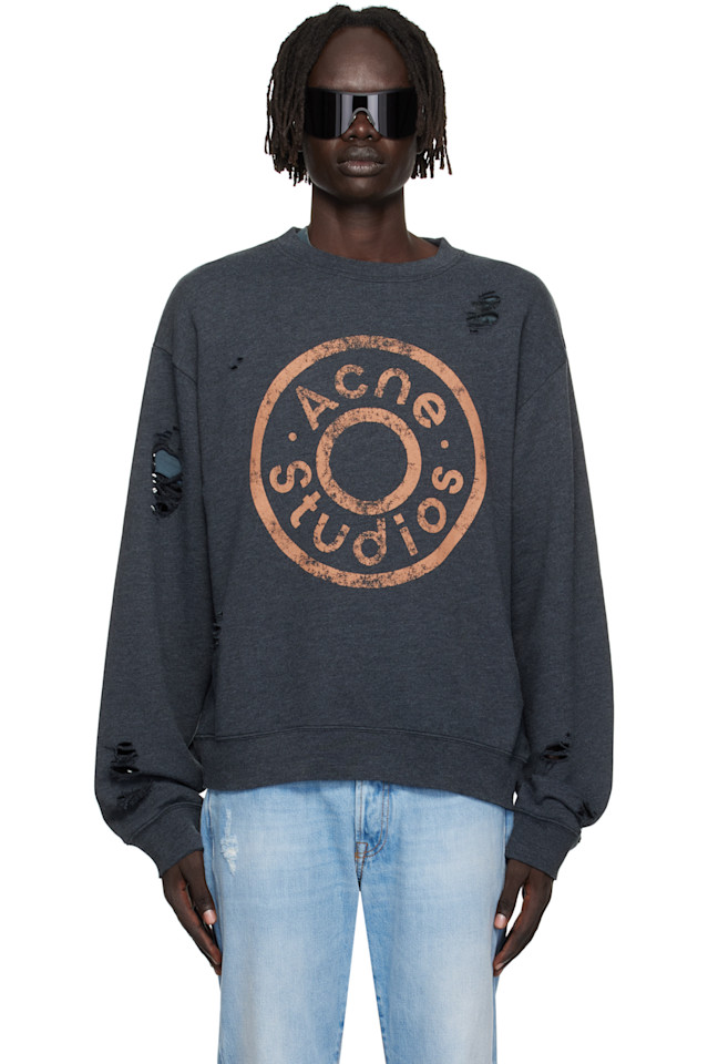 Acne Studios Черная толстовка с принтом и логотипом
Acne Studios Черная толстовка с принтом и логотипом