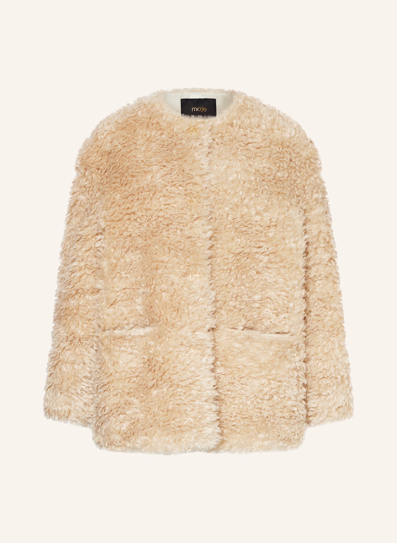 Шуба из искусственного меха Maje, бежевый
Шуба из искусственного меха Maje, бежевый