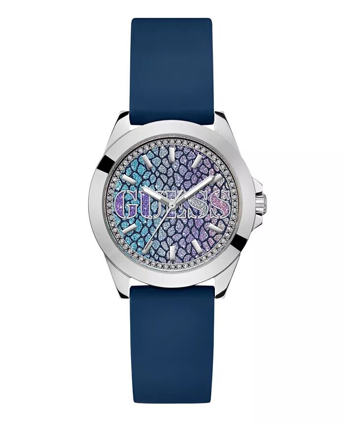 Женские аналоговые синие силиконовые часы 36 мм GUESS, синий
Женские аналоговые синие силиконовые часы 36 мм GUESS, синий