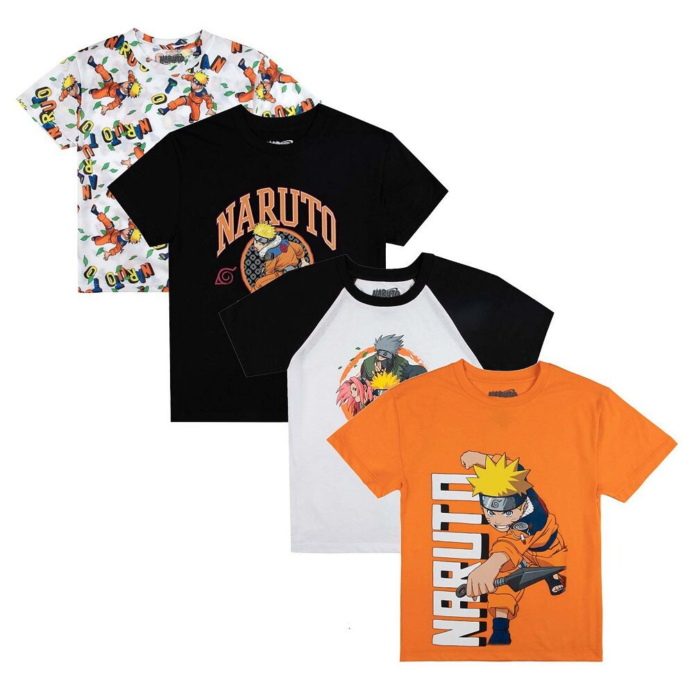Футболка с круглым вырезом и рисунком Bioworld Наруто Узумаки для мальчиков 8–20 лет, набор из 4 шт., мультиколор
Футболка с круглым вырезом и рисунком Bioworld Наруто Узумаки для мальчиков 8–20 лет, набор из 4 шт., мультиколор