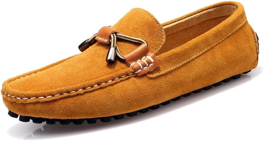 Мужские лоферы JIADELI из нубука, кожаные, с деталями строчки, противоскользящие, с плоским каблуком, гибкие модные слипоны, светло-коричневый
Мужские лоферы JIADELI из нубука, кожаные, с деталями строчки, противоскользящие, с плоским каблуком, гибкие модные слипоны, светло-коричневый