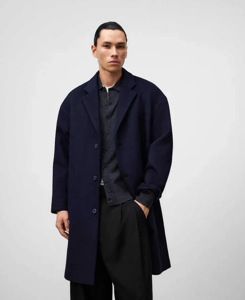 Мужское пальто из сукна с лацканами Adolfo Dominguez, темно-синий
Мужское пальто из сукна с лацканами Adolfo Dominguez, темно-синий