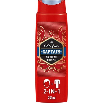 Гель для душа + шампунь «Капитан» 2-в-1 для мужчин со стойким ароматом, 250 мл, Old Spice
Гель для душа + шампунь «Капитан» 2-в-1 для мужчин со стойким ароматом, 250 мл, Old Spice
