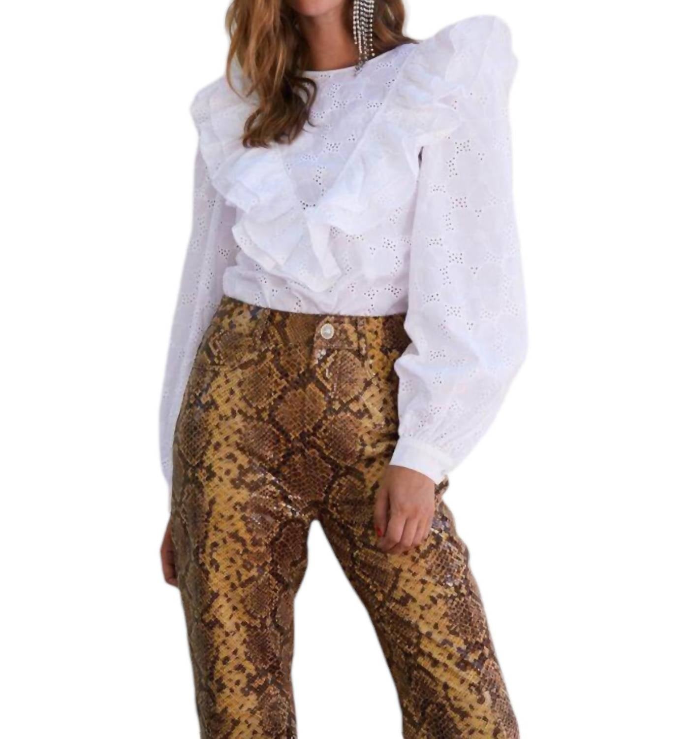 Топ Sabine в белом цвете custommade
Топ Sabine в белом цвете custommade