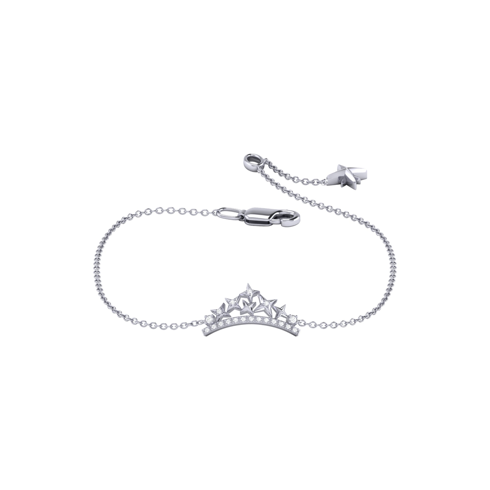 Браслет-тиара Starry Cascade из стерлингового серебра с бриллиантами Luvmyjewelry, серебряный
Браслет-тиара Starry Cascade из стерлингового серебра с бриллиантами Luvmyjewelry, серебряный