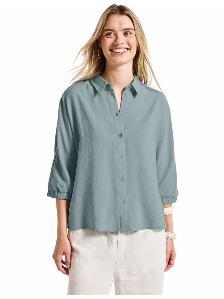 Street One Женская блузка с бантом зеленого цвета
Street One Женская блузка с бантом зеленого цвета