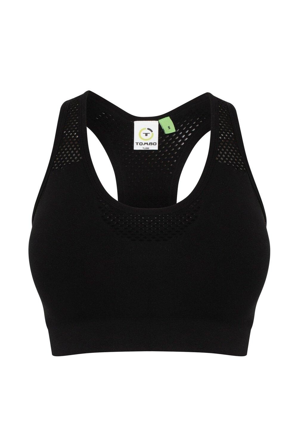 Бесшовный спортивный бюстгальтер Tombo, черный
Бесшовный спортивный бюстгальтер Tombo, черный
