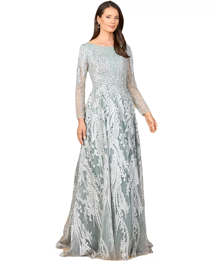 Женское скромное платье с длинными рукавами, расшитое бисером Lara, серый
Женское скромное платье с длинными рукавами, расшитое бисером Lara, серый