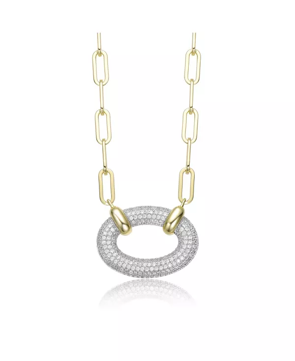 Браслет с покрытием из 14-каратного золота и прозрачными, зелеными, красными или синими кубическими цирконами Rachel Glauber, gold
Браслет с покрытием из 14-каратного золота и прозрачными, зелеными, красными или синими кубическими цирконами Rachel Glauber, gold