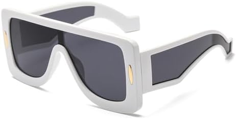 Солнцезащитные очки в крупной квадратной оправе с интегрированными цветными линзами, модель 2026 года, с технологией Technology Sense, для активного отдыха, женские MTZJH, White Black
Солнцезащитные очки в крупной квадратной оправе с интегрированными цветными линзами, модель 2026 года, с технологией Technology Sense, для активного отдыха, женские MTZJH, White Black