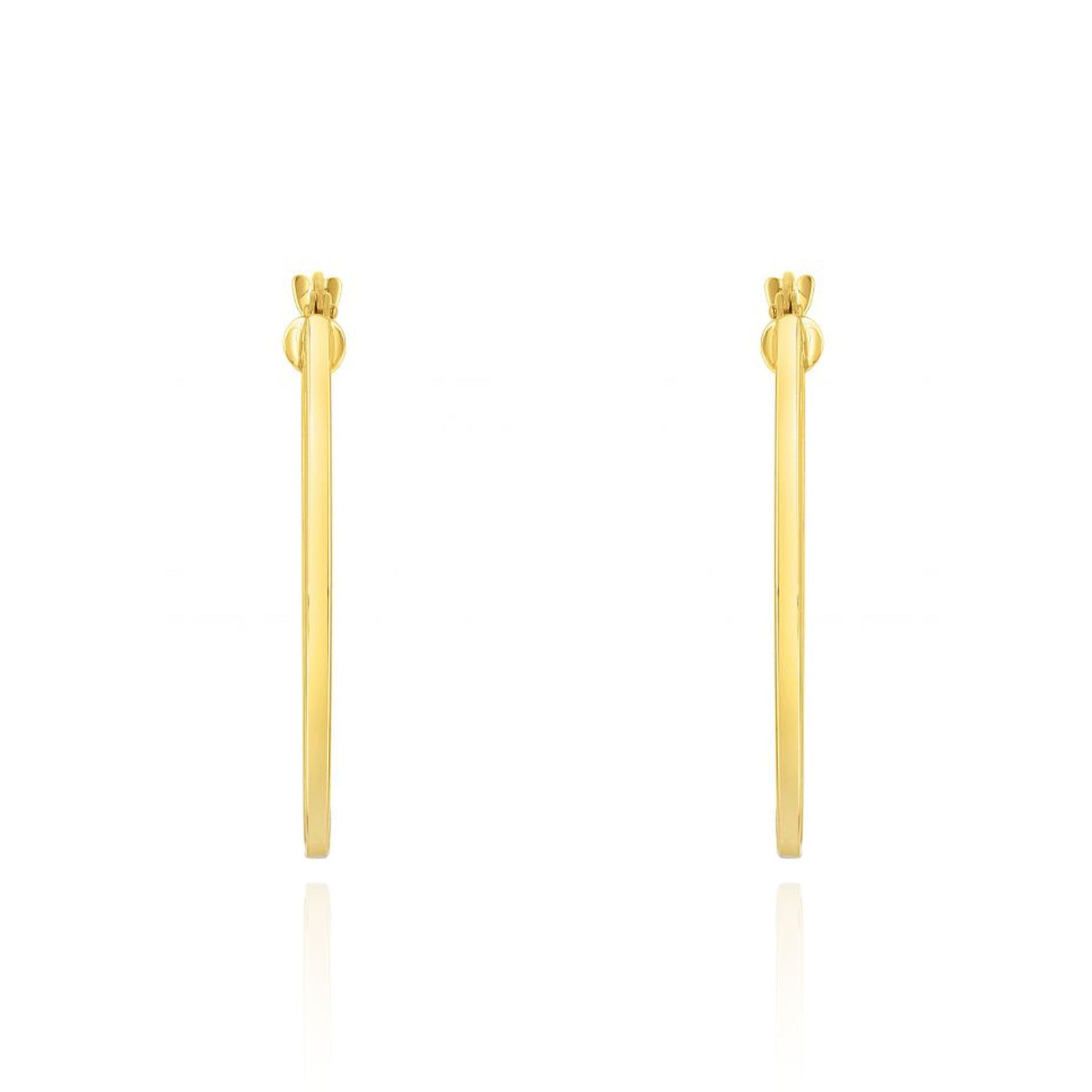 Золотые овальные серьги-кольца The Lovery, 14K Yellow Gold
Золотые овальные серьги-кольца The Lovery, 14K Yellow Gold