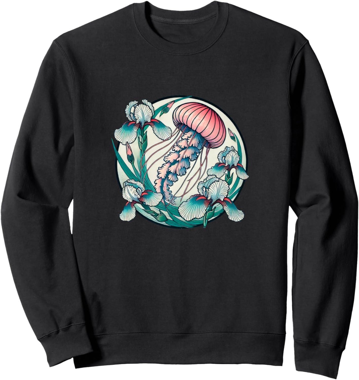 Толстовка с изображением медузы и рисунками медузы от Iris Retro Jellyfish Loves Snugg, черный
Толстовка с изображением медузы и рисунками медузы от Iris Retro Jellyfish Loves Snugg, черный