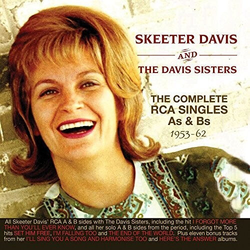 CD диск Davis, Skeeter: Complete Rca Singles As & Bs 1953-62
CD диск Davis, Skeeter: Complete Rca Singles As & Bs 1953-62