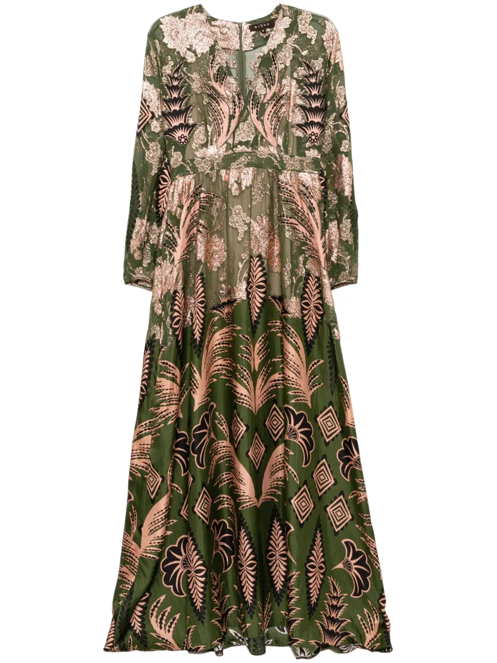 Длинное платье ампирного силуэта Biyan, зеленый
Длинное платье ампирного силуэта Biyan, зеленый