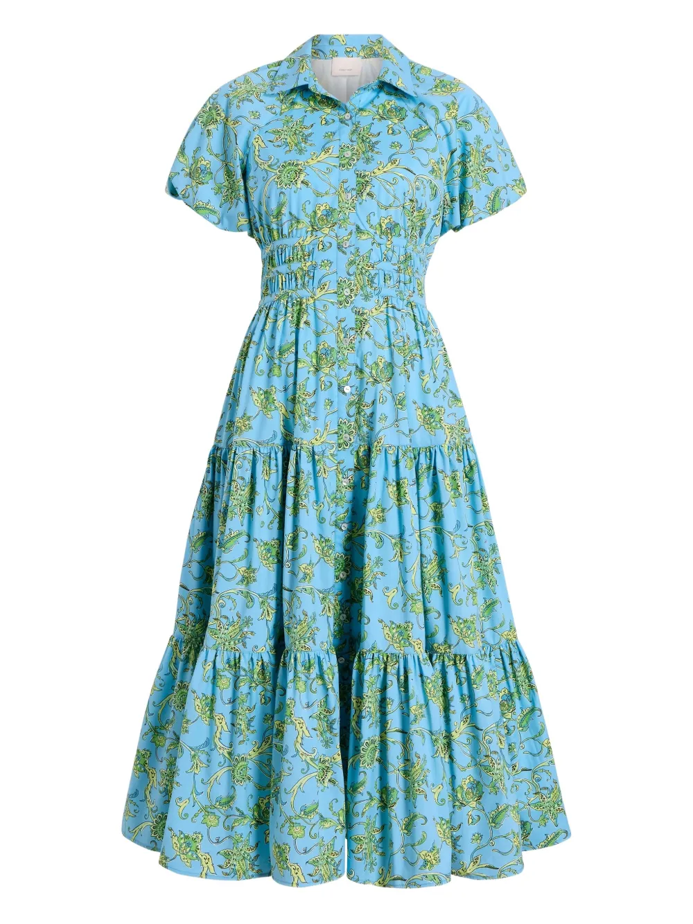 Платье с объемными рукавами и ярусами Cinq A Sept, синий
Платье с объемными рукавами и ярусами Cinq A Sept, синий