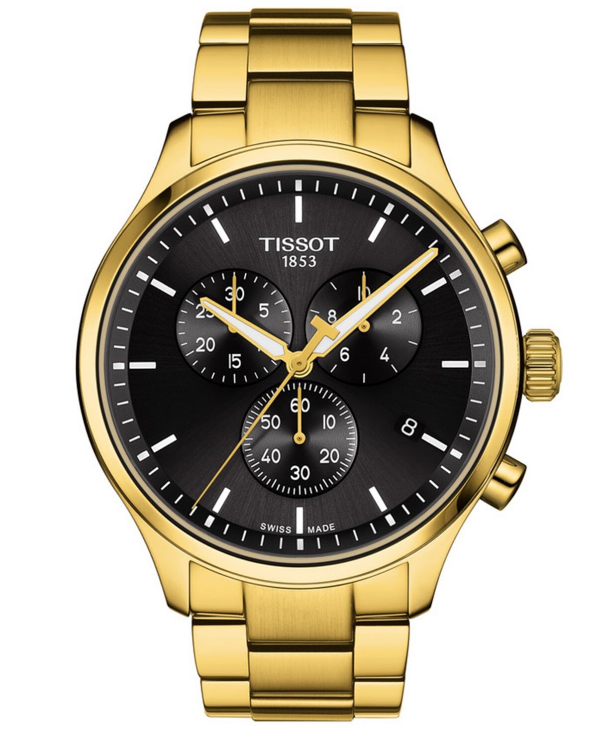 Мужские швейцарские часы с хронографом Chrono XL, классические золотистые часы-браслет из нержавеющей стали, 45 мм Tissot
Мужские швейцарские часы с хронографом Chrono XL, классические золотистые часы-браслет из нержавеющей стали, 45 мм Tissot