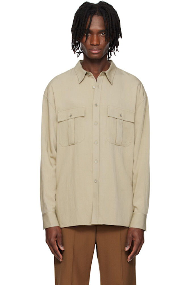 Бежевая рубашка Montana с карманами RECTO
Бежевая рубашка Montana с карманами RECTO