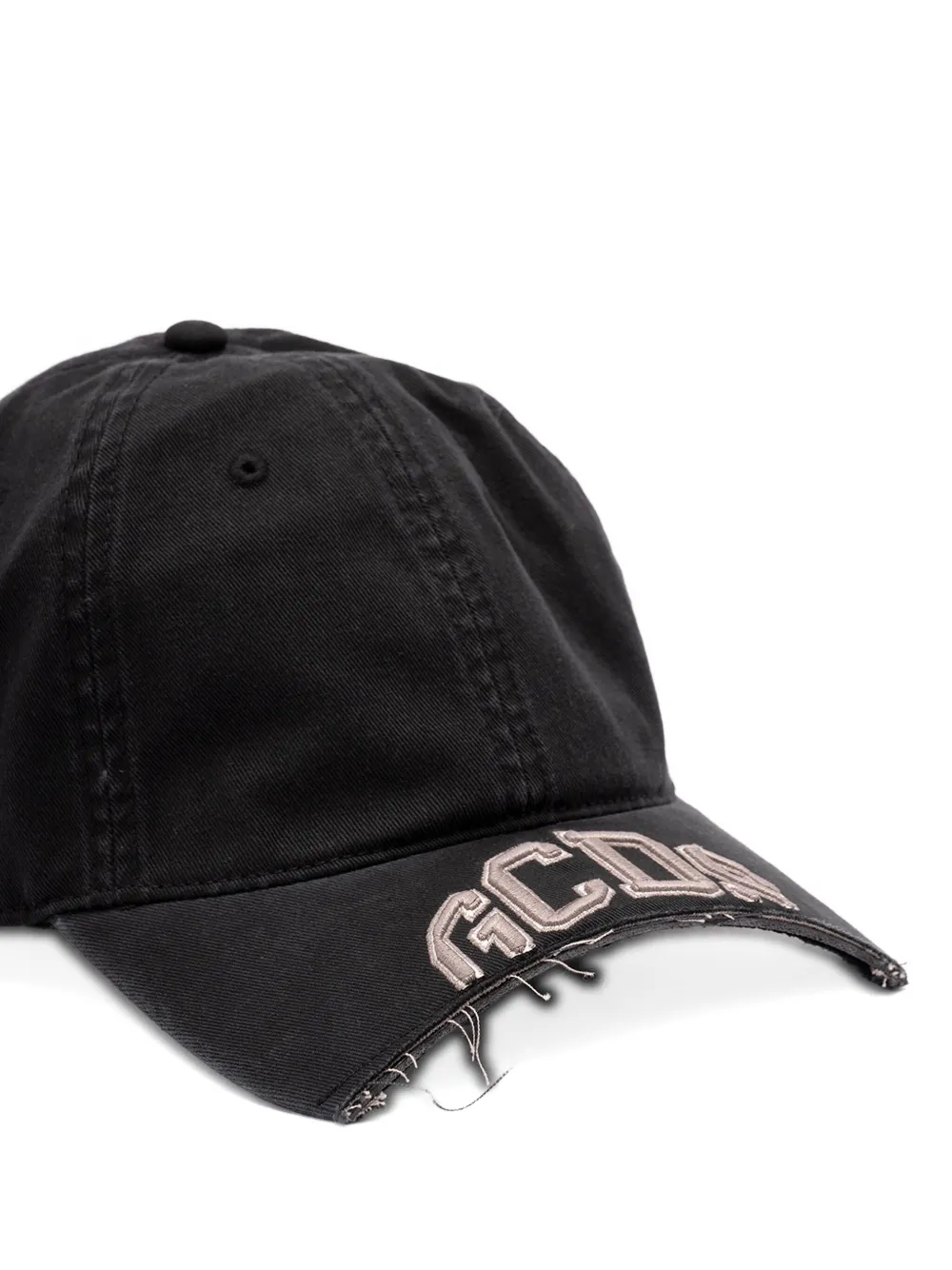 Бейсболка с вышитым логотипом и бахромой по краям GCDS, черный
Бейсболка с вышитым логотипом и бахромой по краям GCDS, черный