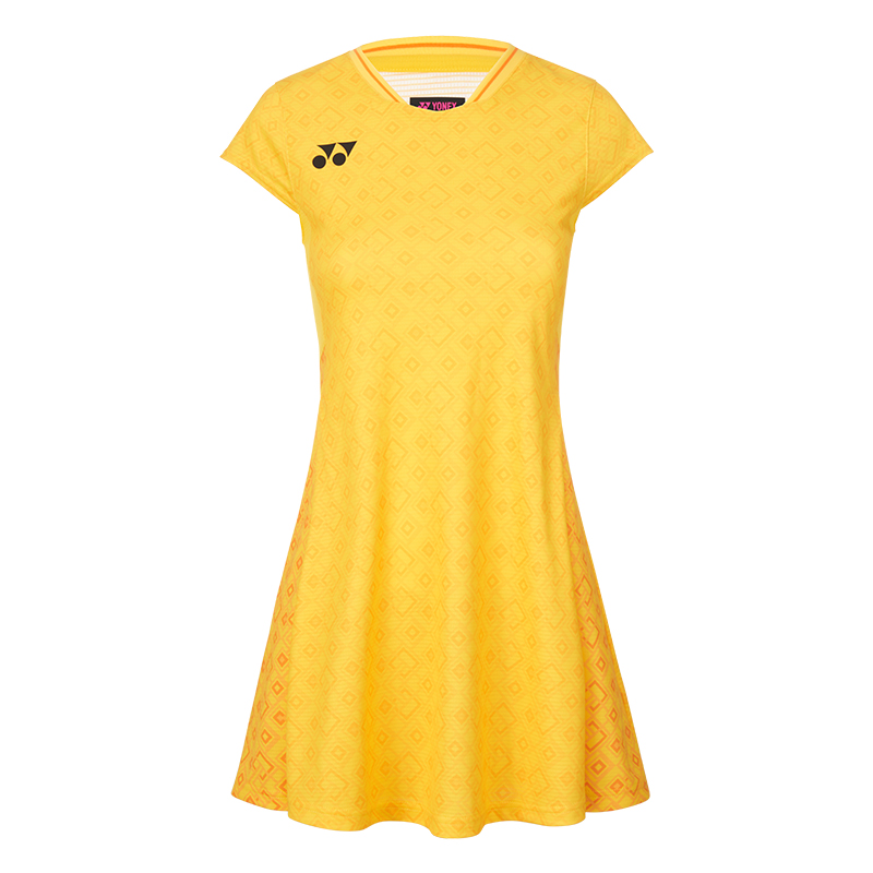Женское желтое платье с короткими рукавами YONEX
Женское желтое платье с короткими рукавами YONEX