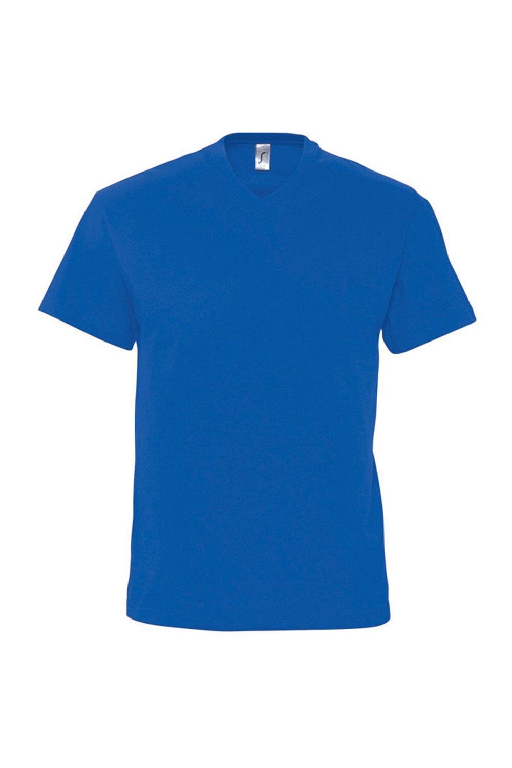 Футболка с короткими рукавами и V-образным вырезом Victory SOL'S, синий 
Футболка с короткими рукавами и V-образным вырезом Victory SOL'S, синий