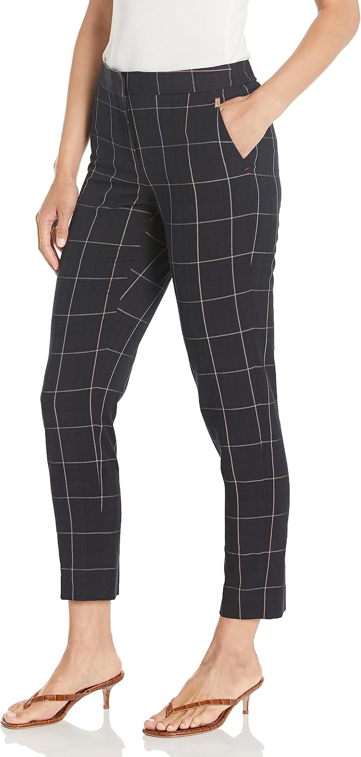 Женские брюки Tommy Hilfiger Sloane с эластичной талией и щиколоткой, Midnight/Grey Mutli
Женские брюки Tommy Hilfiger Sloane с эластичной талией и щиколоткой, Midnight/Grey Mutli