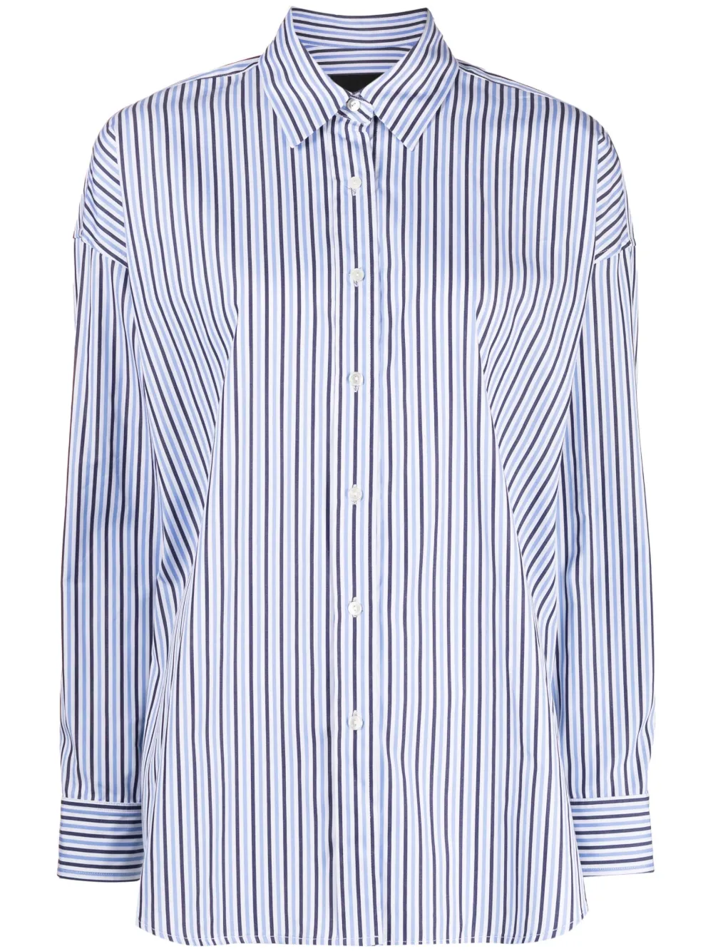 Полосатая рубашка оверсайз Nili Lotan, синий
Полосатая рубашка оверсайз Nili Lotan, синий