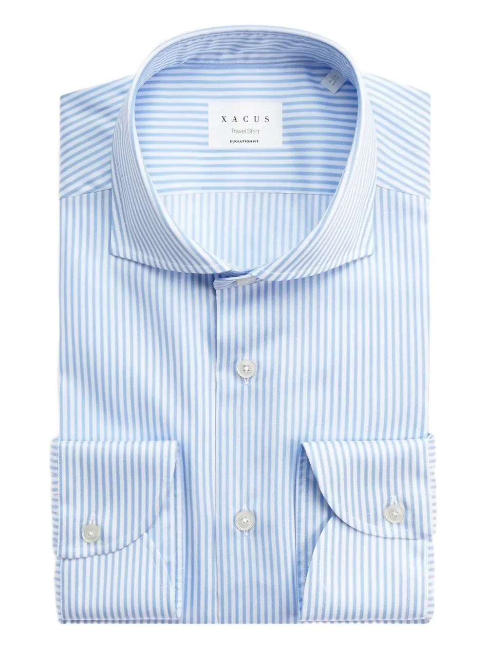 Рубашка в полоску на пуговицах Xacus, синий
Рубашка в полоску на пуговицах Xacus, синий