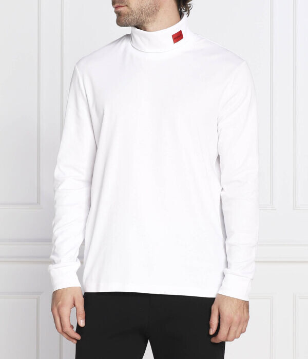 Водолазка мужская Hugo хлопковая с логотипом на горловине, белый
Водолазка мужская Hugo хлопковая с логотипом на горловине, белый