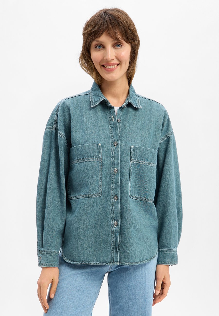 Блуза American Vintage Button-down blouse, Medium Stone/Blue
Блуза American Vintage Button-down blouse, Medium Stone/Blue