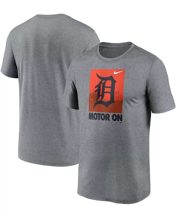 Мужская футболка с логотипом Detroit Tigers Local Logo Legend, серая, меланжевая Nike
Мужская футболка с логотипом Detroit Tigers Local Logo Legend, серая, меланжевая Nike
