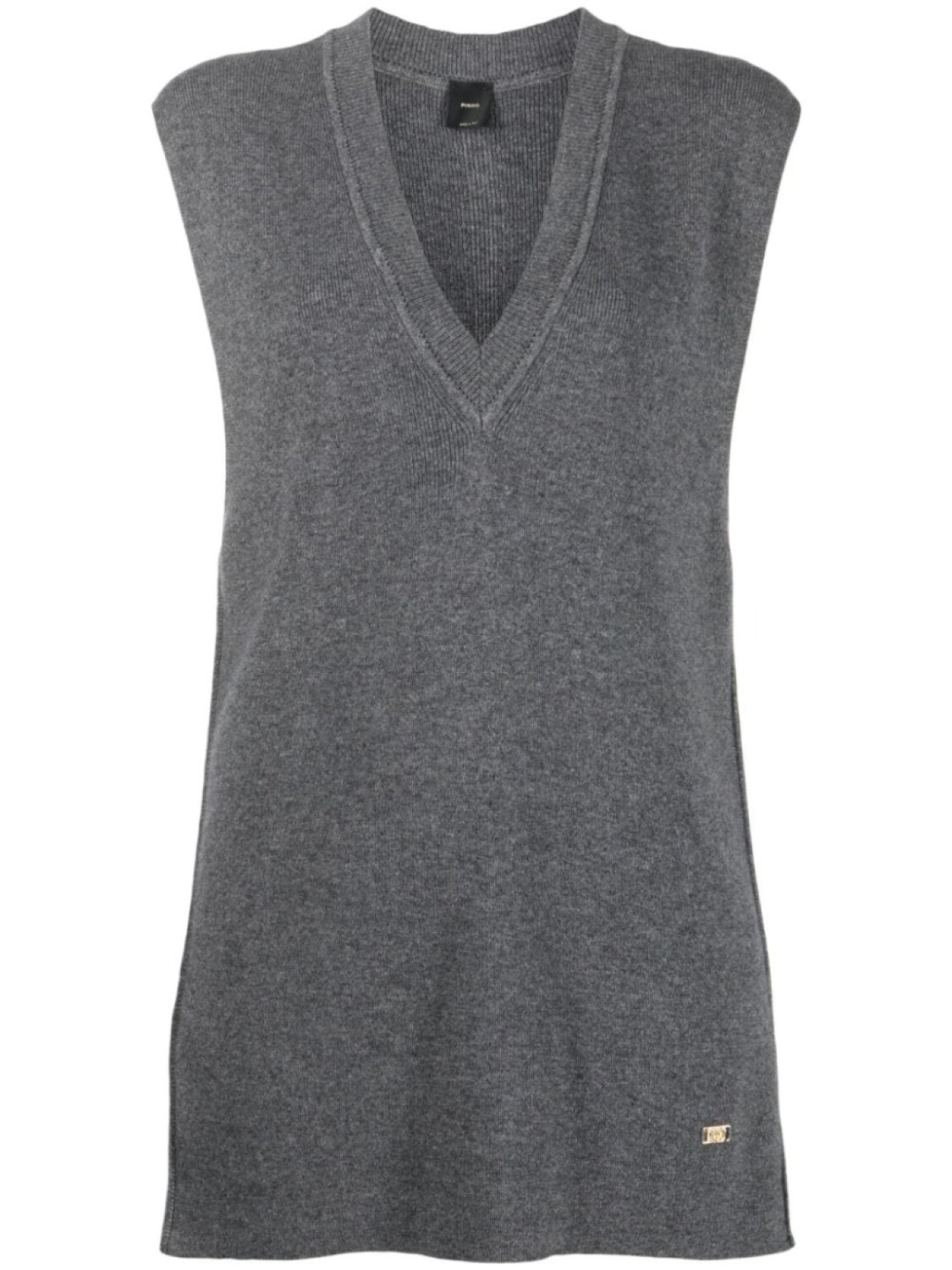 PINKO трикотажный топ с V-образным вырезом, серый
PINKO трикотажный топ с V-образным вырезом, серый