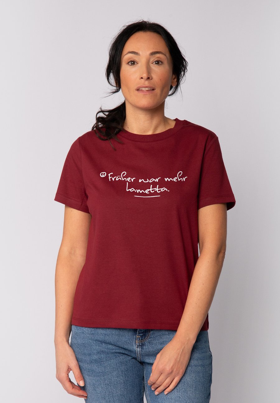 Футболка watapparel FRÜHER WAR MEHR LAMETTA, Burgundy/Dark Red, Красный, Футболка watapparel FRÜHER WAR MEHR LAMETTA, Burgundy/Dark Red
Футболка watapparel FRÜHER WAR MEHR LAMETTA, Burgundy/Dark Red, Красный, Футболка watapparel FRÜHER WAR MEHR LAMETTA, Burgundy/Dark Red