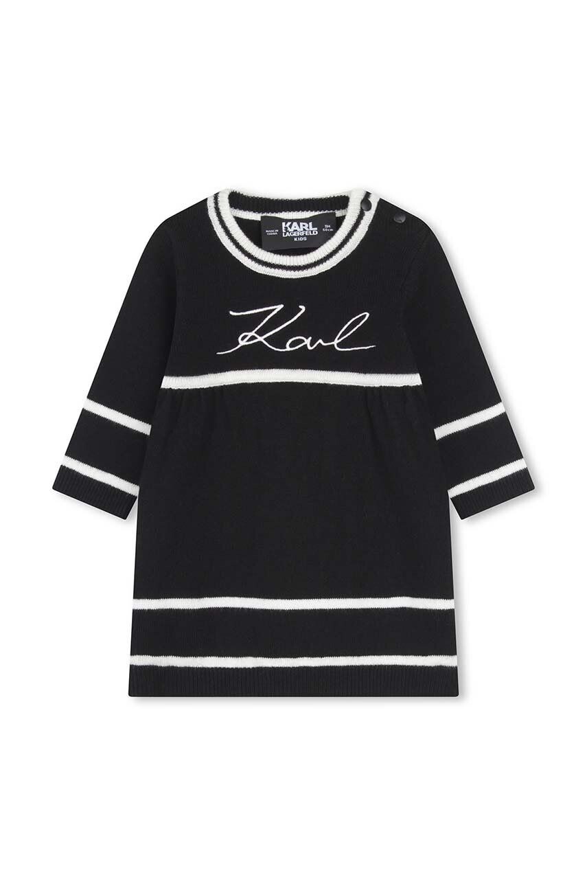 Хлопковое платье Karl Lagerfeld для девочек, черный
Хлопковое платье Karl Lagerfeld для девочек, черный