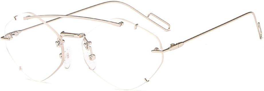 Ретро овальные металлические солнцезащитные очки для мужчин и женщин в стиле стимпанк, без оправы, многоугольные очки для женщин, защита от ультрафиолета UV400 KTUCN, Silver Clear
Ретро овальные металлические солнцезащитные очки для мужчин и женщин в стиле стимпанк, без оправы, многоугольные очки для женщин, защита от ультрафиолета UV400 KTUCN, Silver Clear