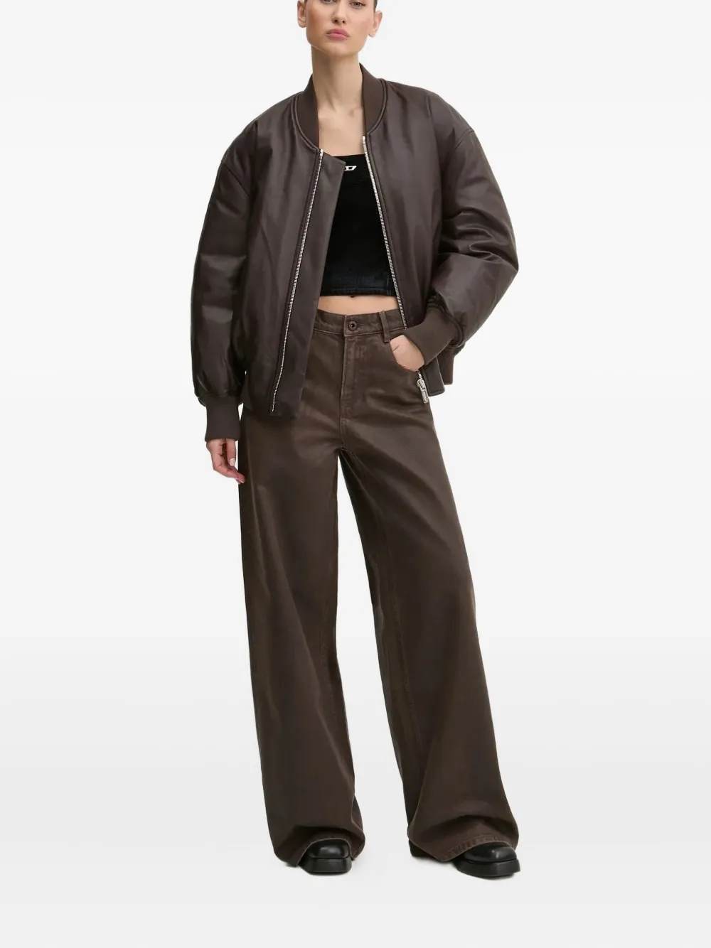 Джинсы с нашивкой-логотипом Miss Sixty, коричневый
Джинсы с нашивкой-логотипом Miss Sixty, коричневый