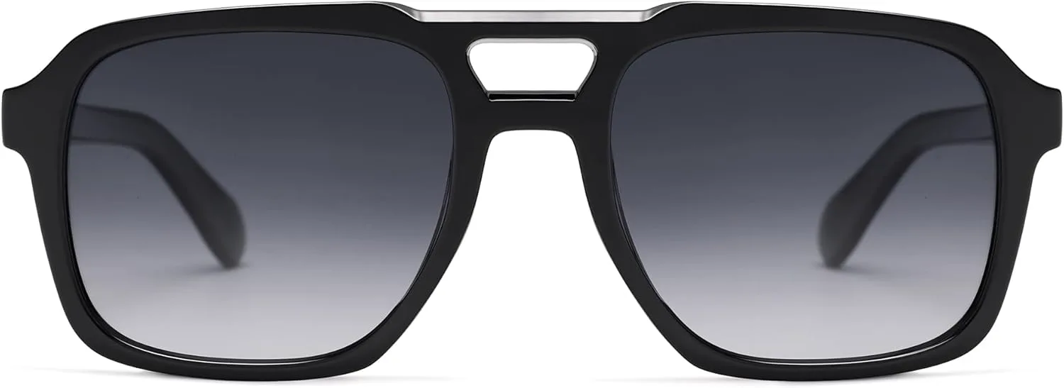 Солнцезащитные очки SOJOS Retro Aviator с поляризацией для женщин и мужчин, большие, квадратные, в винтажном стиле 70-х годов, модель SJ2330, Black Grey Grading
Солнцезащитные очки SOJOS Retro Aviator с поляризацией для женщин и мужчин, большие, квадратные, в винтажном стиле 70-х годов, модель SJ2330, Black Grey Grading