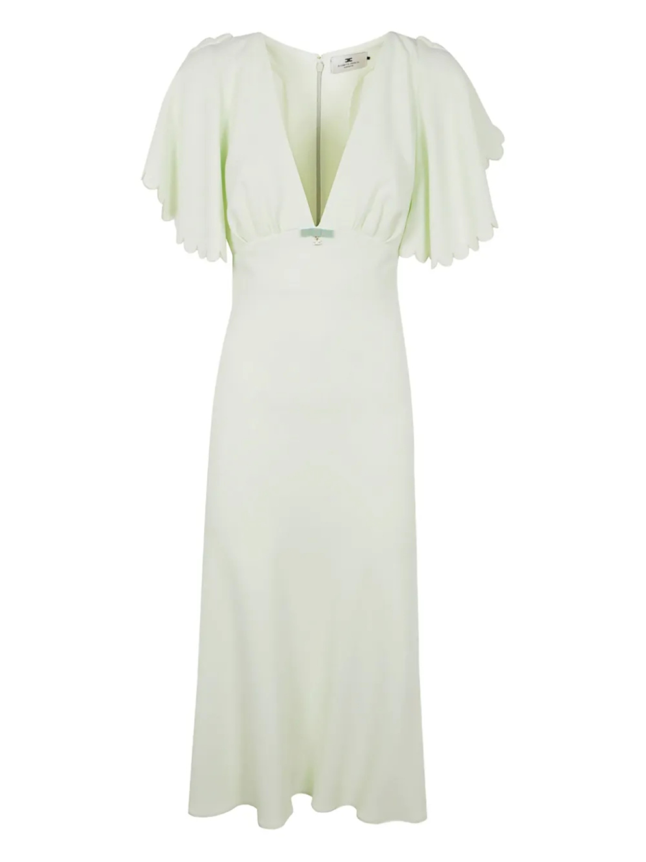 Платье миди с V-образным вырезом Elisabetta Franchi, зеленый
Платье миди с V-образным вырезом Elisabetta Franchi, зеленый